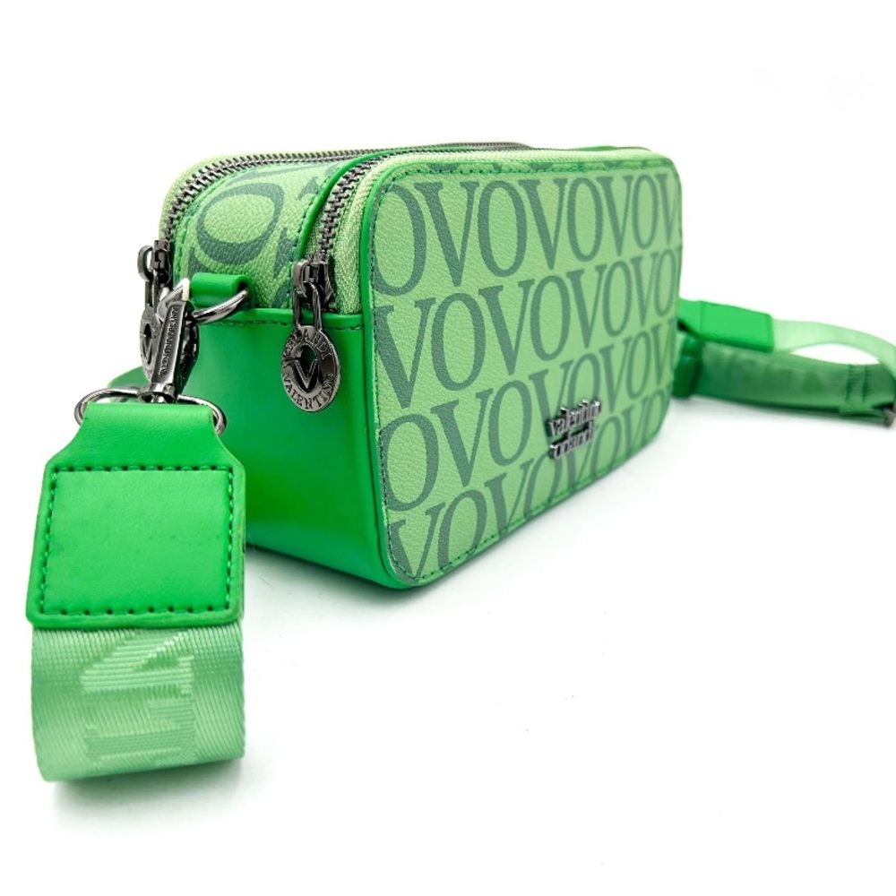 Valentino Orlandi Green Camera Crossbody Bag